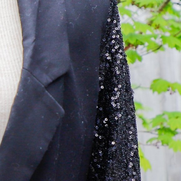 Mossimo Sequin Sleeve Blazer - Picture 7 of 7